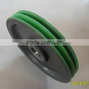 Roller Dual-slot Cable Pulley for Elevator Escalator Lift thumbnail-1