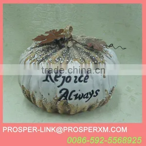 Ceramic White Pumpkins Decorations thumbnail-1