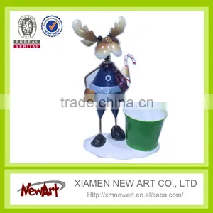 Promotion Deer With Pot Christmas Decoration Supplies thumbnail-4