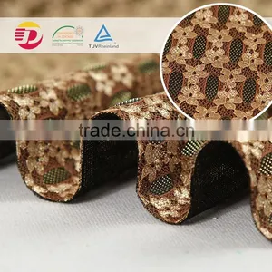 Wholesale Elastic Glitter 2014 High Quality Nylon and Spandex Lace Fabric Supplier's Choice thumbnail-2