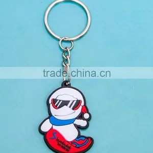 Custom 3d Soft Pvc Keychain Key Chain / Soft Rubber Keychains / Silicone Keyring thumbnail-1
