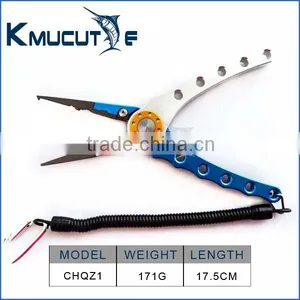 Multifunctional High Quality Outdoor Fishing Tackle Aluminum Alloy Fishing Pliers Kmucutie Pliers CHQZ1 thumbnail-1