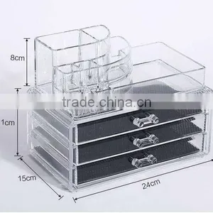 2016 Fashion New Design Acrylic Cosmetic Organizer Make up Box thumbnail-1