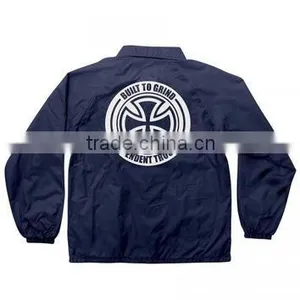 Pile Lined Coaches Jackets, Fleece Lined Coaches Jackets, Thrasher Coach Jackets thumbnail-4