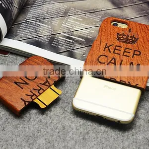 Unique Handmade Natural Wood Hard Bamboo Wooden Cell Phone Case Cover thumbnail-3