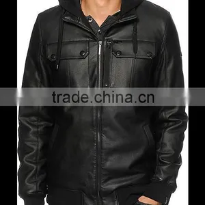 Hero Leather Bomber Jacket thumbnail-1