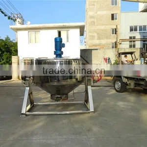 Tiling Gas Heating Jacketed Kettle With Mixer thumbnail-4