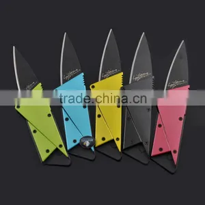 Colorful Stainless Steel Credit Card Knife Camping Survival Fortable Pocket Knife Outdoor Swiss Army Knife Supplier thumbnail-1