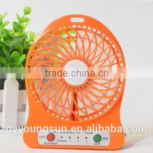 OEM Custom Logo Motor Hotsale Plastic Air Battery Power Strong Wind Centrifugal Portable Rechargeable USB Desk Pocket Mini Fan thumbnail-2
