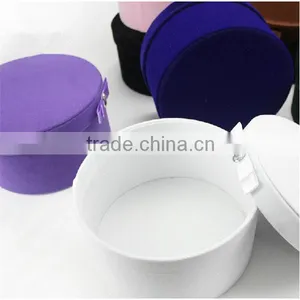 Wholesale Cheap Velvet Round Paper Gift Boxes For Jewelry/Sugar thumbnail-2