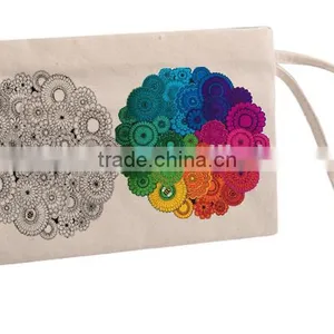 Natural Plain Cosmetic Clutch Beige Toiletry Bag Quality Choice thumbnail-2