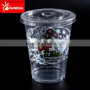 PET Crystal Clear Plastic Cup Glass thumbnail-4