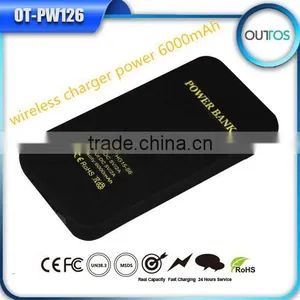 Wireless Charger Power Bank 6000mAh Cheap Good From China Wireless Charger for Nexus 5 thumbnail-2