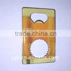 OEM Promotional Gift Printing Metal Flat Bottle Opener thumbnail-1