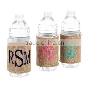 Personalized Monogrammed Burlap Coozie thumbnail-4