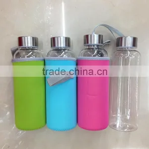 Hydration Sports Sleeve Bottle With Stainless Steel Lid 17 oz thumbnail-1