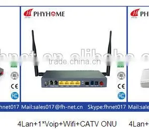 EPON 4LAN(1GE+3FE)+2VOIP/POTS+1WIFI thumbnail-4