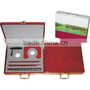 Red Wood Box Golf Putting Gift Set/ideal Home and Office Use Gift Set thumbnail-1