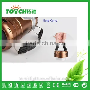 Emergency Solar LED Lantern Flashlight With USB Power Bank for Camping Hiking thumbnail-3