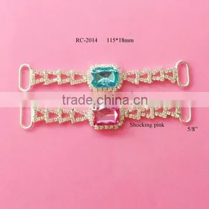 Stock Hot Selling Factory Price Acrylic Rhinestone Connector for Headband/hairwear(RC-2014) thumbnail-5