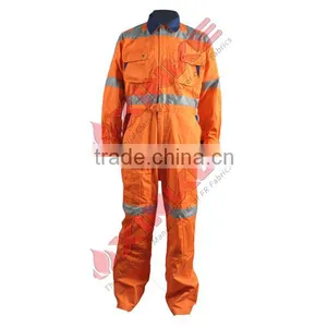 Oil and Gas Flame Retardant Coverall Used for Personal Protective Equipment thumbnail-1
