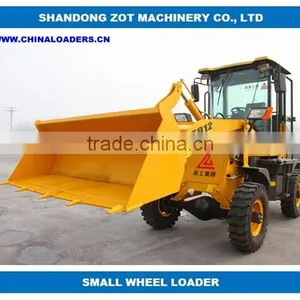 China 1.2t Mini Wheel Loader Front Wheel Loader for Sale thumbnail-1