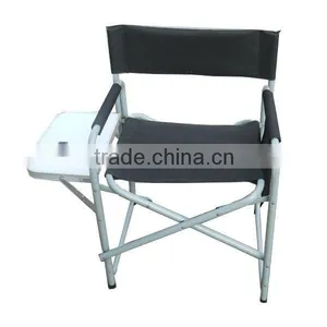 Metal Folding Director Chair With Table thumbnail-2