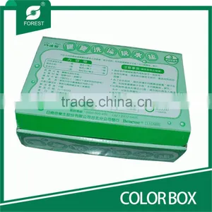 FLAT PACKING FOLDED SMALL COLOR PAPER BOXES FOR PACKAGING thumbnail-1