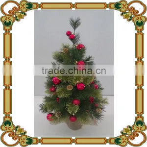 Decorated Tabletop Christmas Tree thumbnail-1