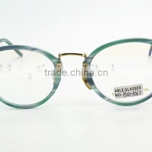 Lady Fashionable Round Acetate Optical Eyewear Wholesale China thumbnail-3