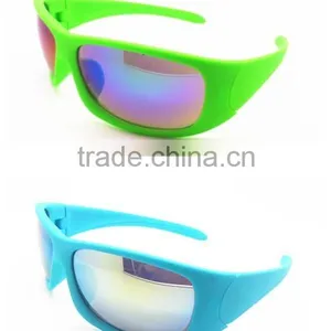 Colorful Custom Plastic Sports Sunglass/Protective Sports Eyewear For Riding thumbnail-3