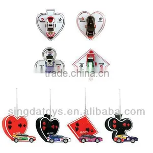 2015 1:63 Funny Appearance Playing Card Shape Mini rc Car thumbnail-1