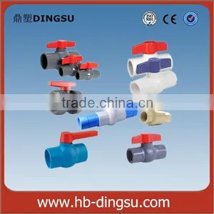 OEM/Cheap Full Size Plastic PVC Ball Valve thumbnail-1