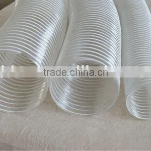 Transparent PVC Flexible Spiral Ventilation Duct Hose thumbnail-1