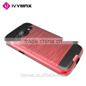 Newest Metal Brushed Texture Impact Resistant Heavy Duty Hybrid Dual Layer Shockproof Protective Cover Shell for Samsung J2 2016 thumbnail-5