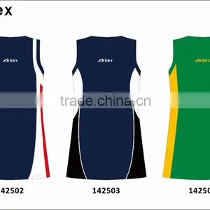 Wholesale Custom Sublimation Cheap Netball Jersey/ Netball Wear Netball Dress thumbnail-6