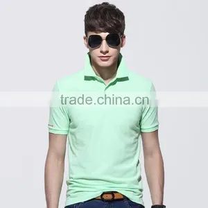 Custom Original Cotton Plain Color Design Quick Dry Moisture Transfer Golf Polo Shirts thumbnail-2