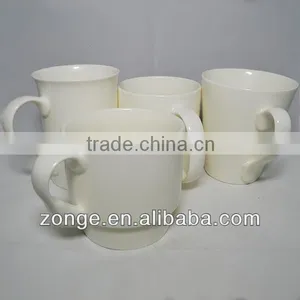 White Bone China Blank Sublimation Mugs thumbnail-1