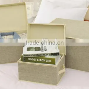 WBN-1: MuJia Wholesale Cotton and Linen Storage Box, Toys, Underwear, Clothes Storage,felt Toy Storage,wardrobe Box thumbnail-4