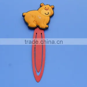 Cute Bear Shaped Animal Rubber Book Clip Bookmark thumbnail-1