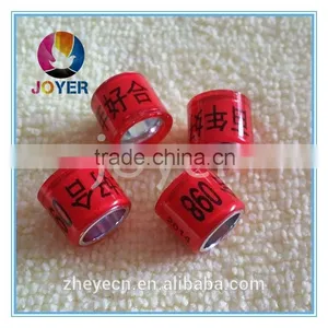 Pigeon Breeder Pigeon Club Ring Transparent Platic Ring 8mm Pigeon Ring Clear Plastic Bands Quality Choice thumbnail-1