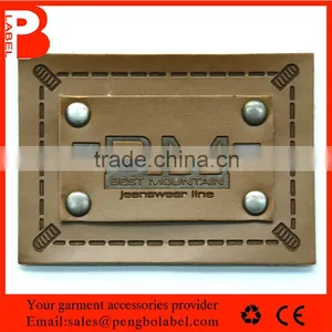 Low Price Wholesale Leather Labels for Garment thumbnail-2