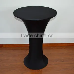 Black Spandex Cocktail Table Cover/table Cloth for Weddings thumbnail-1