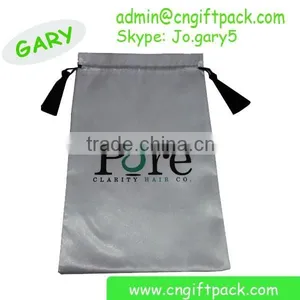 Black Tassel Hair Packaging Bags Silk Bags With Printed Logo thumbnail-3