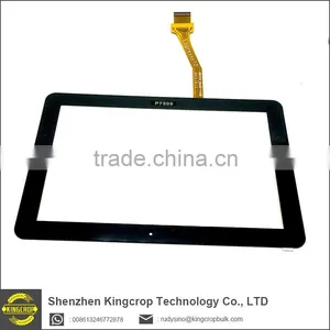 Replacement Touch Screen Digitizer Glass Lens Repair Parts FOR Samsung Galaxy Tab 10.1 I905 T859 P7500 Black and White thumbnail-3
