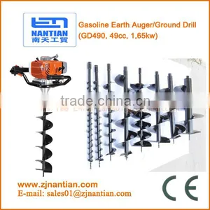 Gasoline Manual Earth Auger Ground Drill 49cc GD490 1e44f Engine thumbnail-1