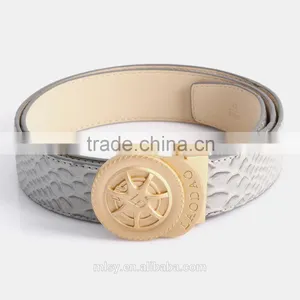 Custom Mens Genuine Spanish Leather Belt Mens Designer Belts thumbnail-5