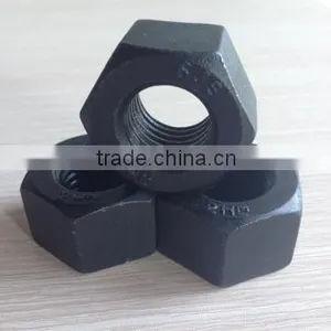 High Quality 2h Heavy Hex Nut Black Finish thumbnail-3