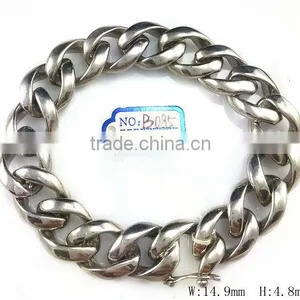 B085 Stainless Steel Loop Bracelet for Men thumbnail-1