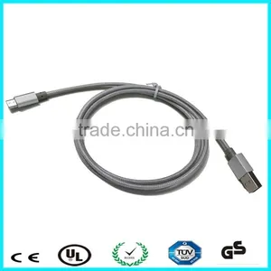 1M Fabric Braided Micro Usb Cable for Mobile Phone thumbnail-2